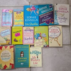 Shopaholic book series and Sophie Kinsella books